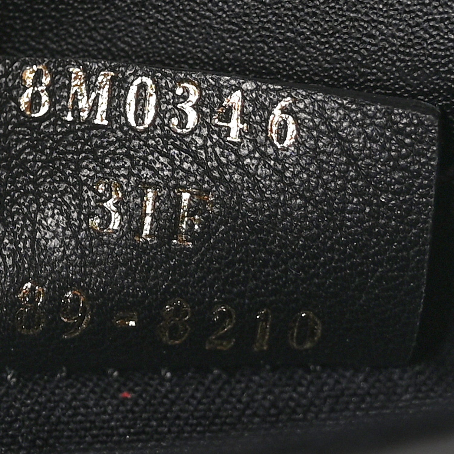 Fendi Vitello Liberty Lucido Metal Monster Eyes Tube Wallet on Chain Black 7 of 10