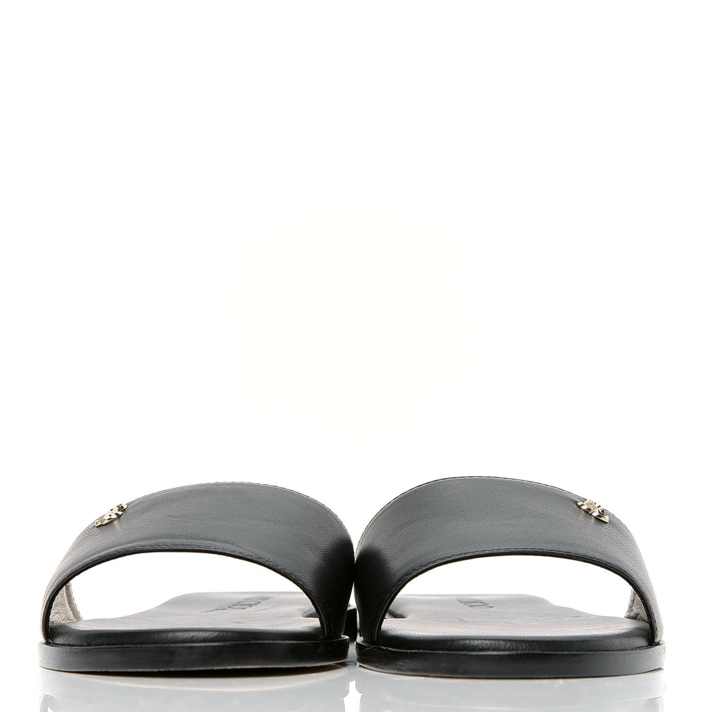 Nappa Minea Flat Sandals 36 Black