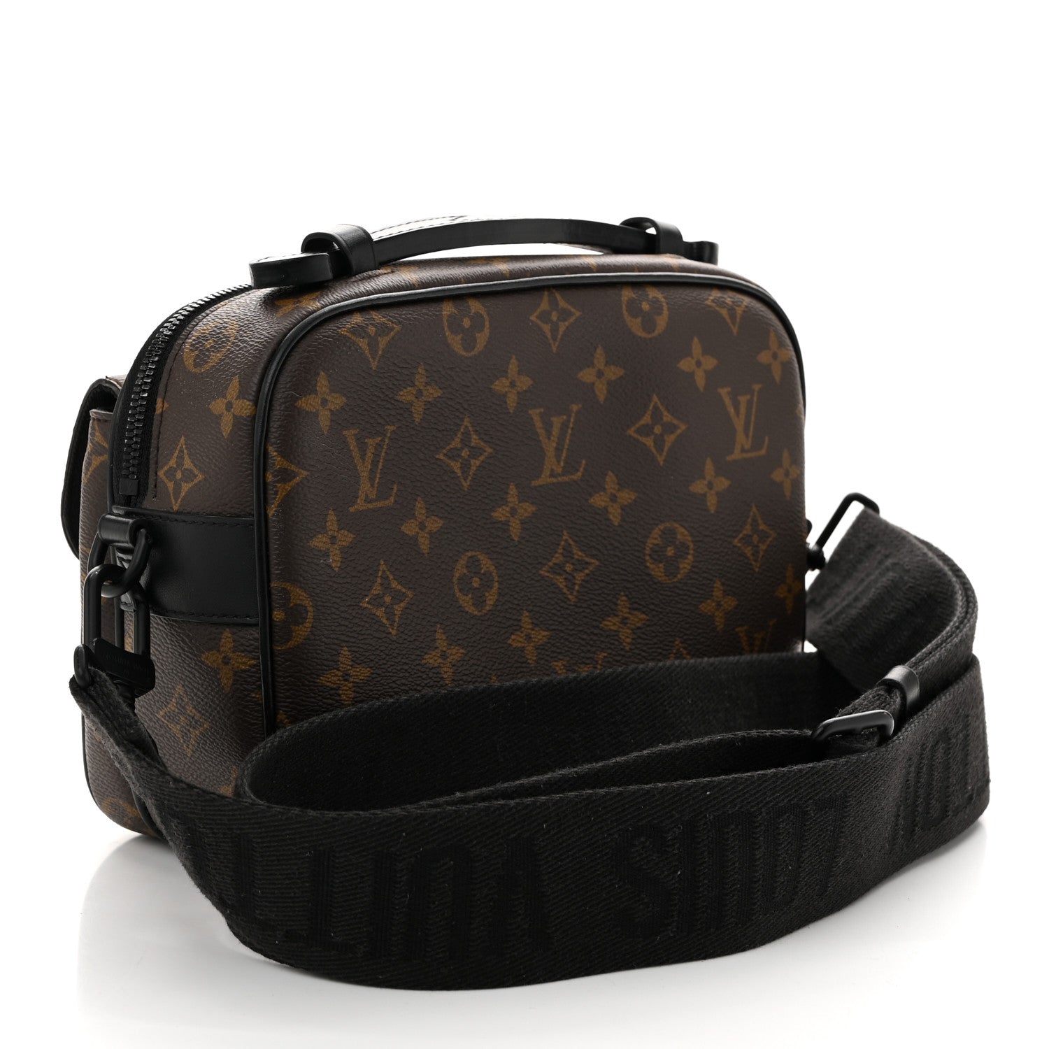 Louis Vuitton Monogram Macassar S Lock Messenger 3 of 12