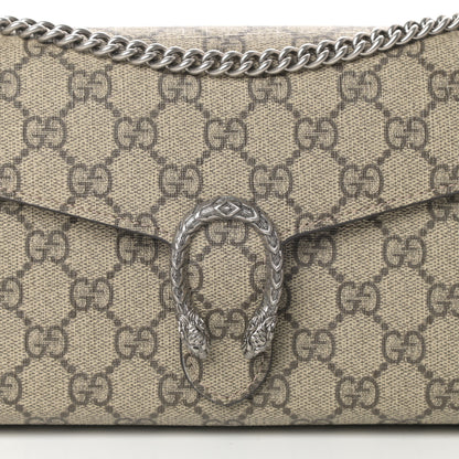 Gucci GG Supreme Monogram Mini Dionysus Chain Wallet Beige Taupe 8 of 11