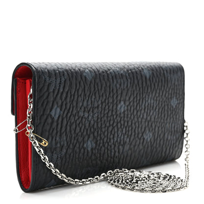 MCM Visetos Large Patricia Wallet On Chain Black 3 of 8