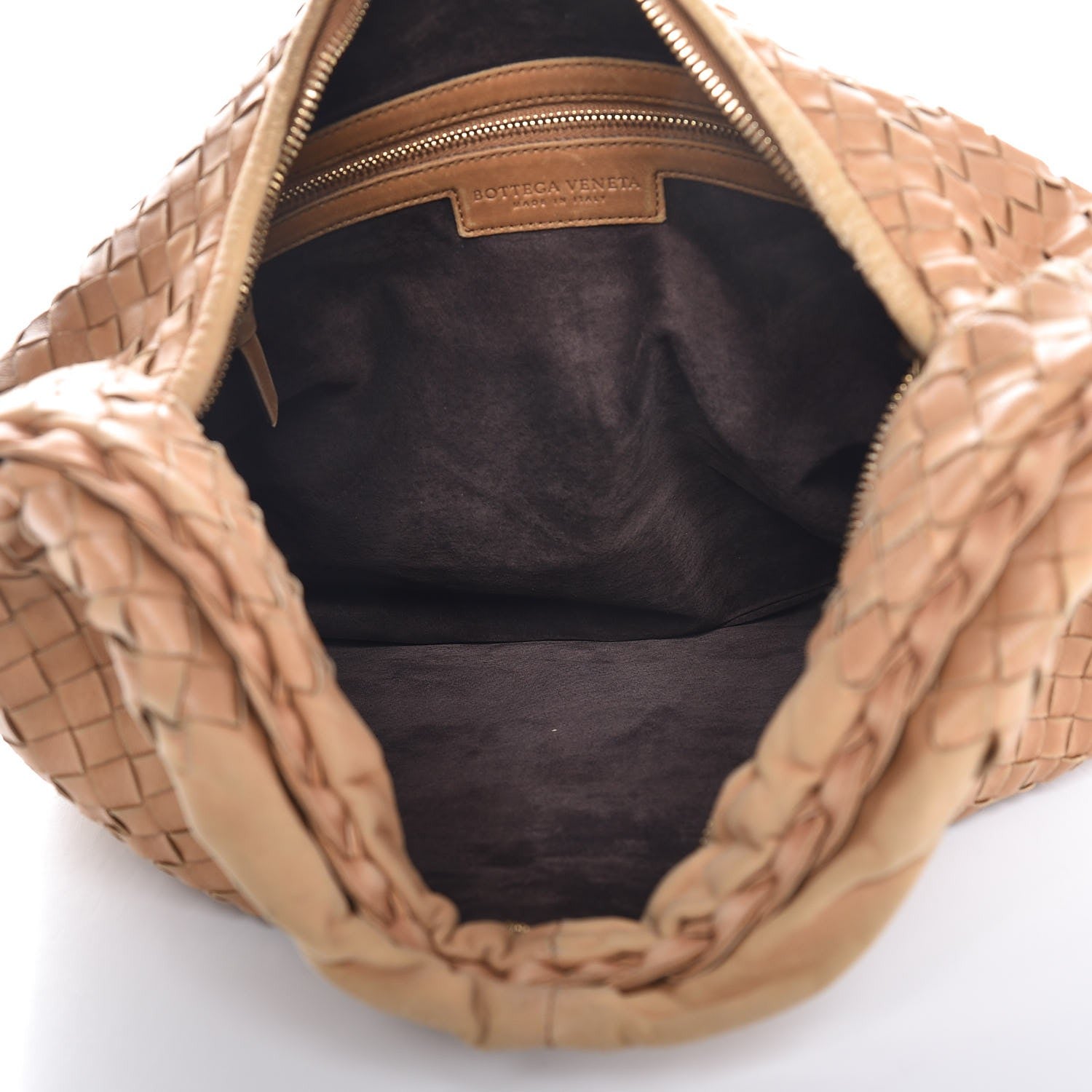 Bottega Veneta Nappa Intrecciato Small Hobo Camel 5 of 15