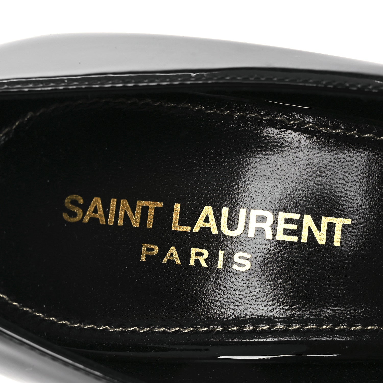 Saint Laurent Patent Calfskin Opyum 110 Pumps 40 Black 9 of 11