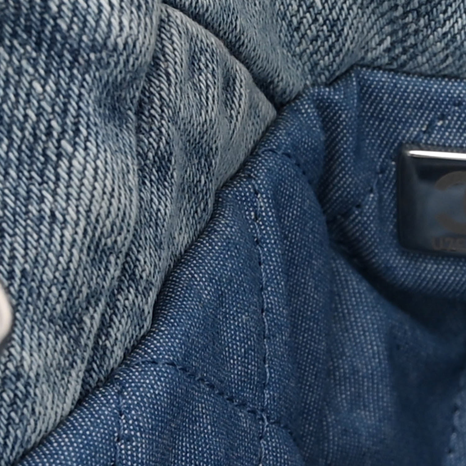 Chanel Denim Quilted Chanel 22 Blue 8 of 12