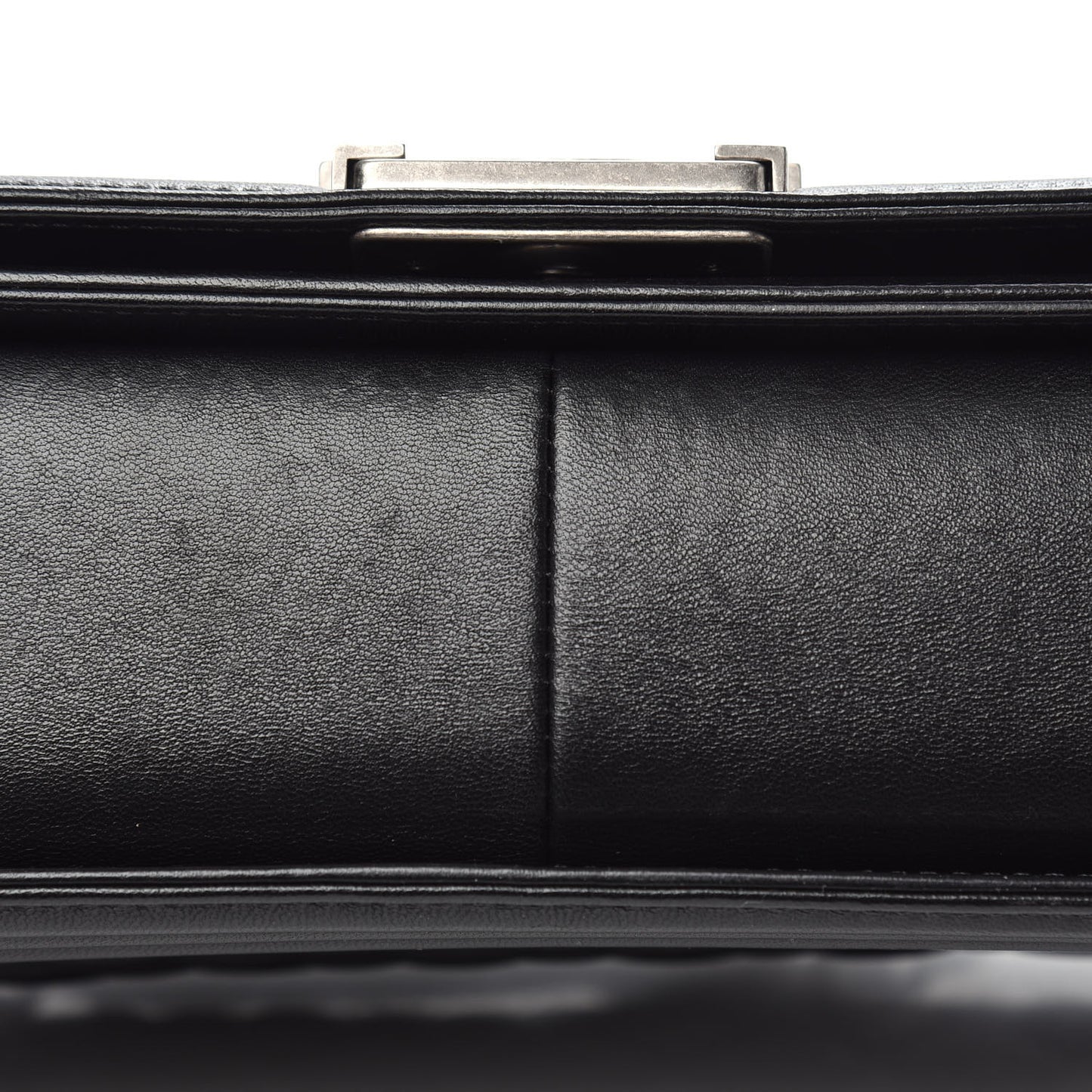 Lambskin Quilted Medium Boy Flap Black