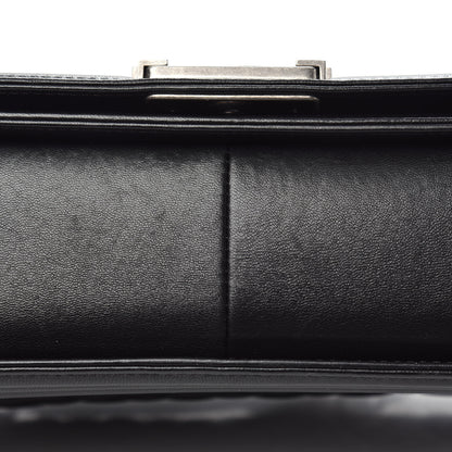 Chanel Lambskin Quilted Medium Boy Flap Black 13 of 17