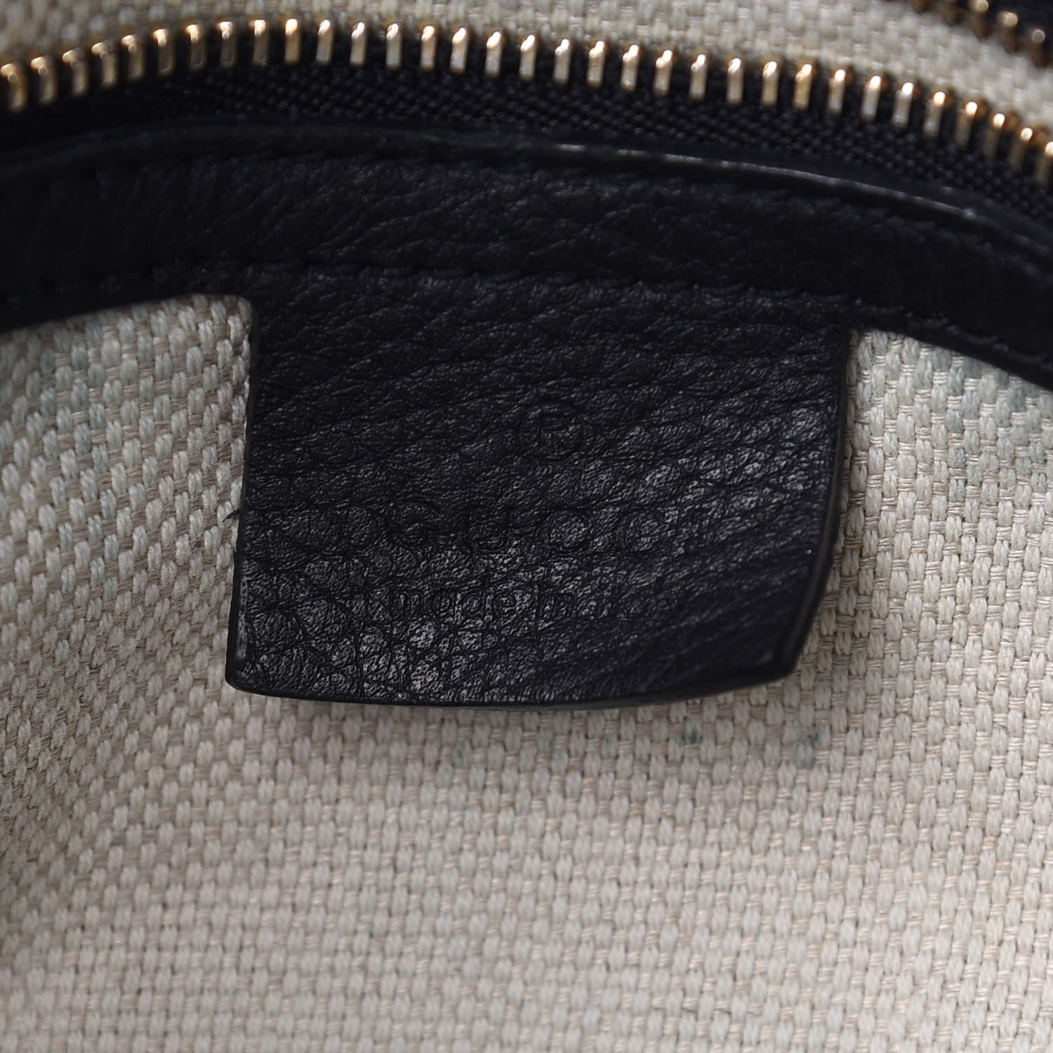 Gucci Pebbled Calfskin Small Soho Bowler Black 6 of 14
