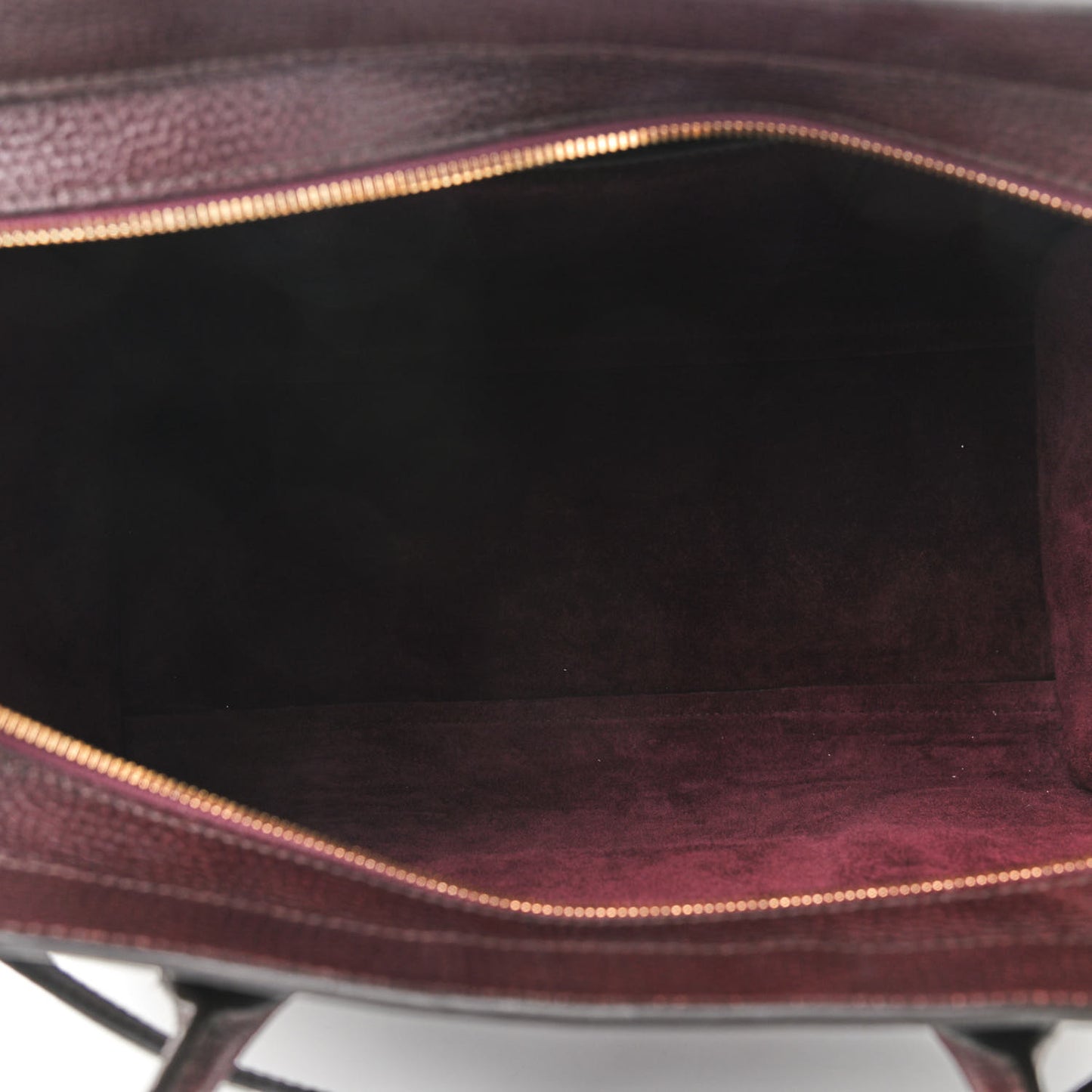 Grain Vegetable Tanned Calfskin Zipped Bayswater Oxblood