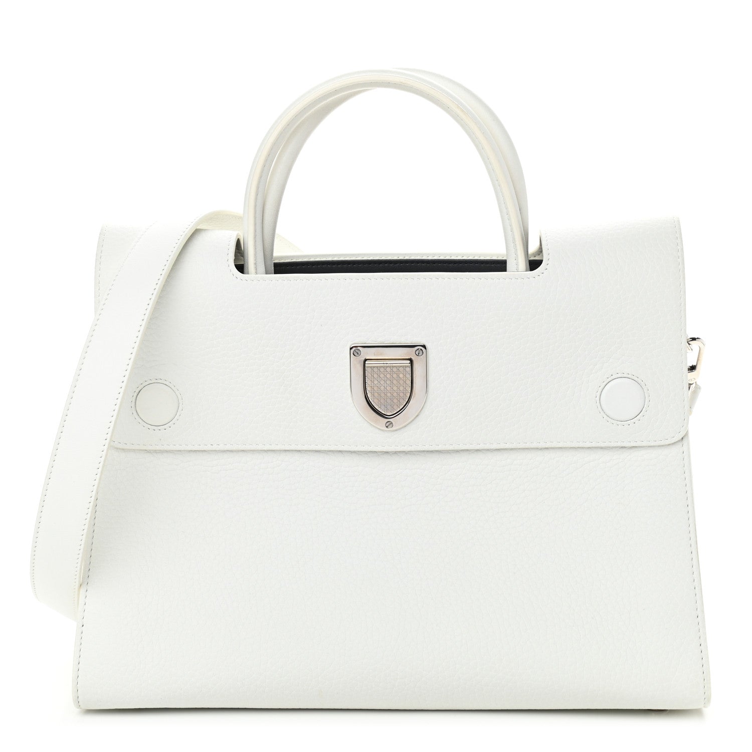 Christian Dior Bullcalf Medium Diorever Flap White 1 of 10