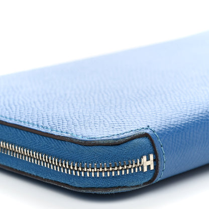 Hermes Epsom Silk'In Wallet Bleu Paradis 9 of 12