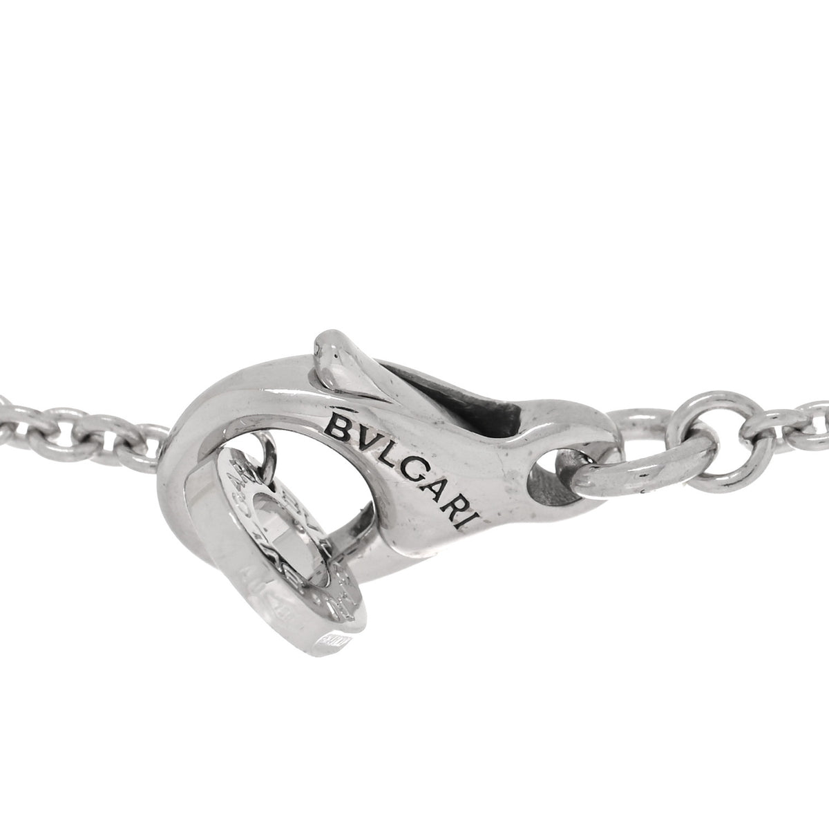 Bulgari 18K White Gold B.Zero1 Pendant Necklace 4 of 4