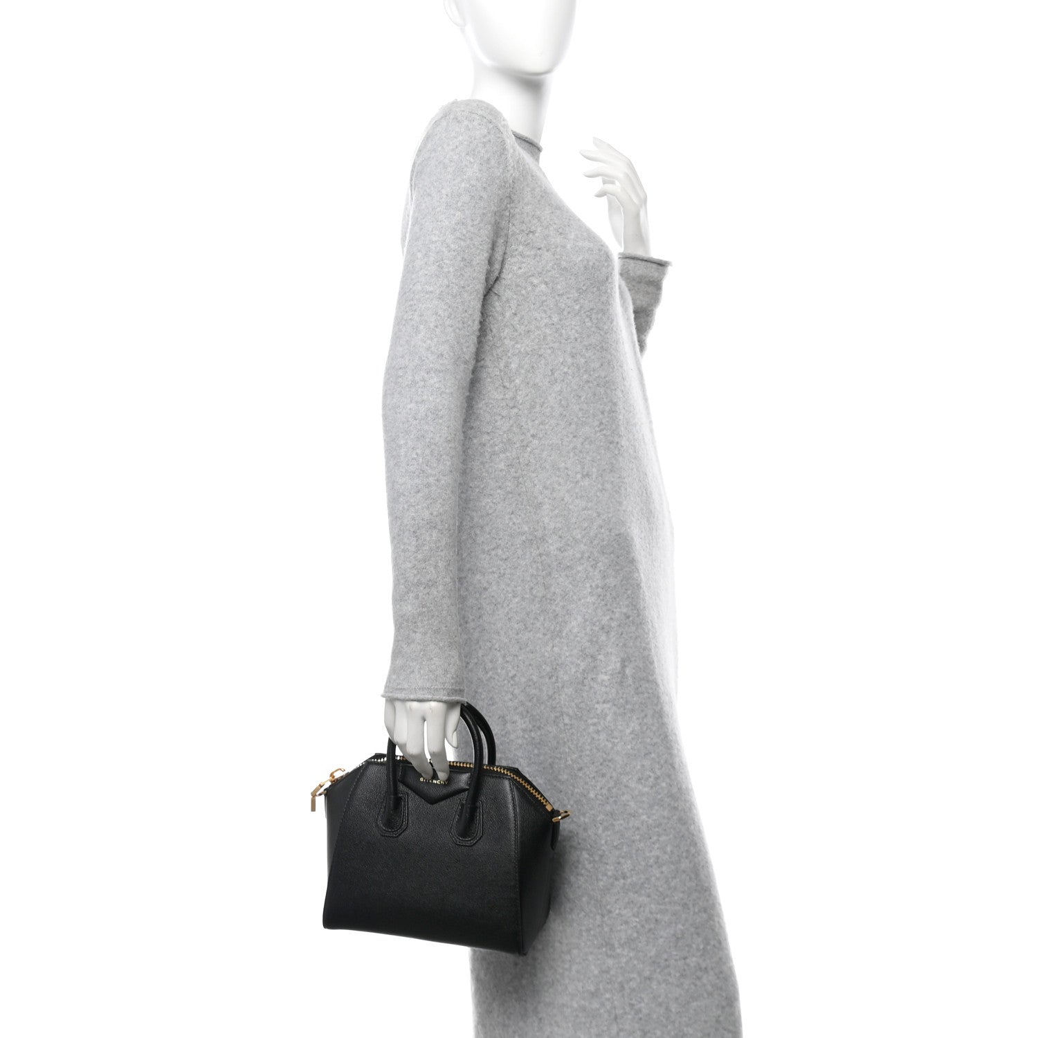 Givenchy Sugar Goatskin Mini Antigona Black 2 of 12