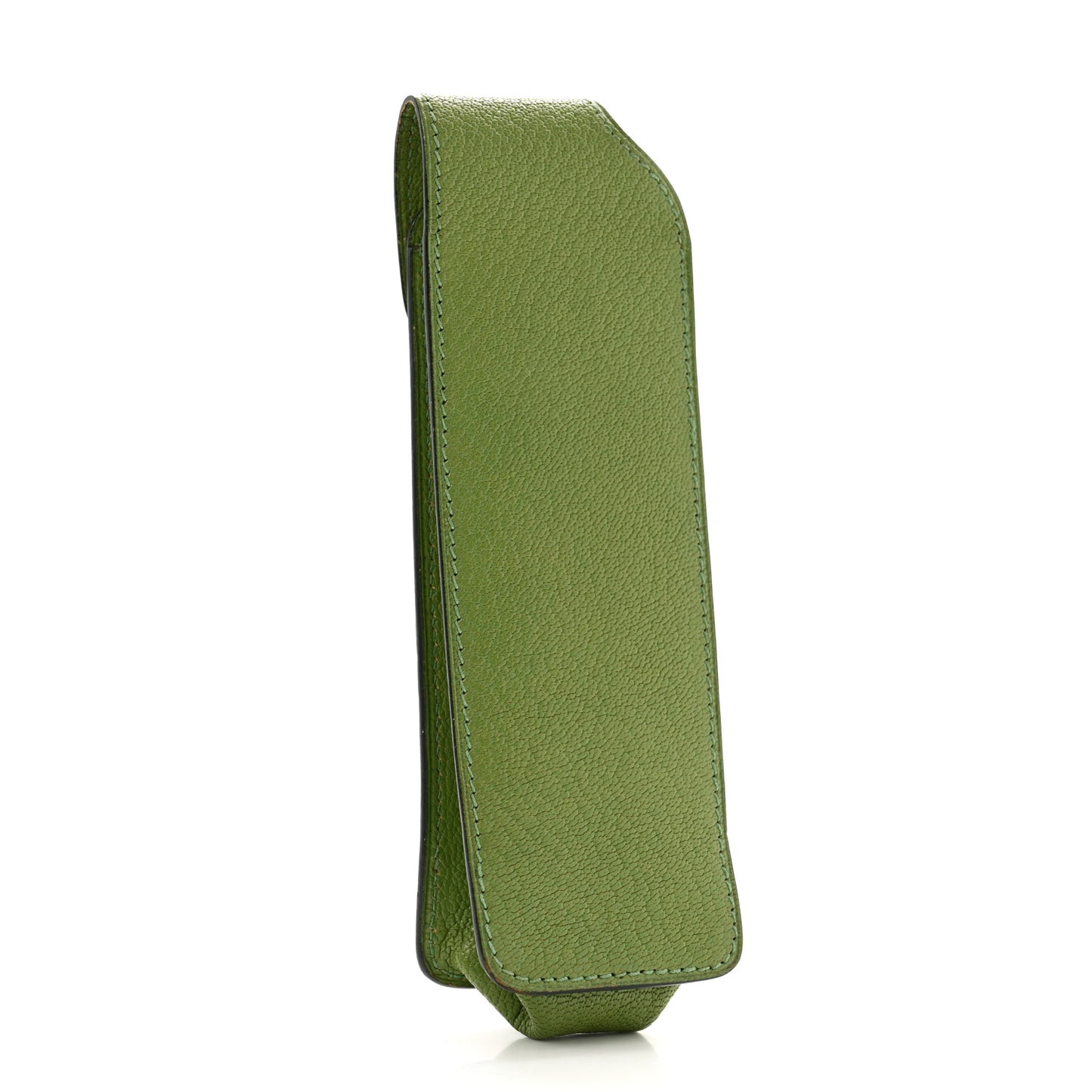 Chevre Mysore Pen Case Vert Anis