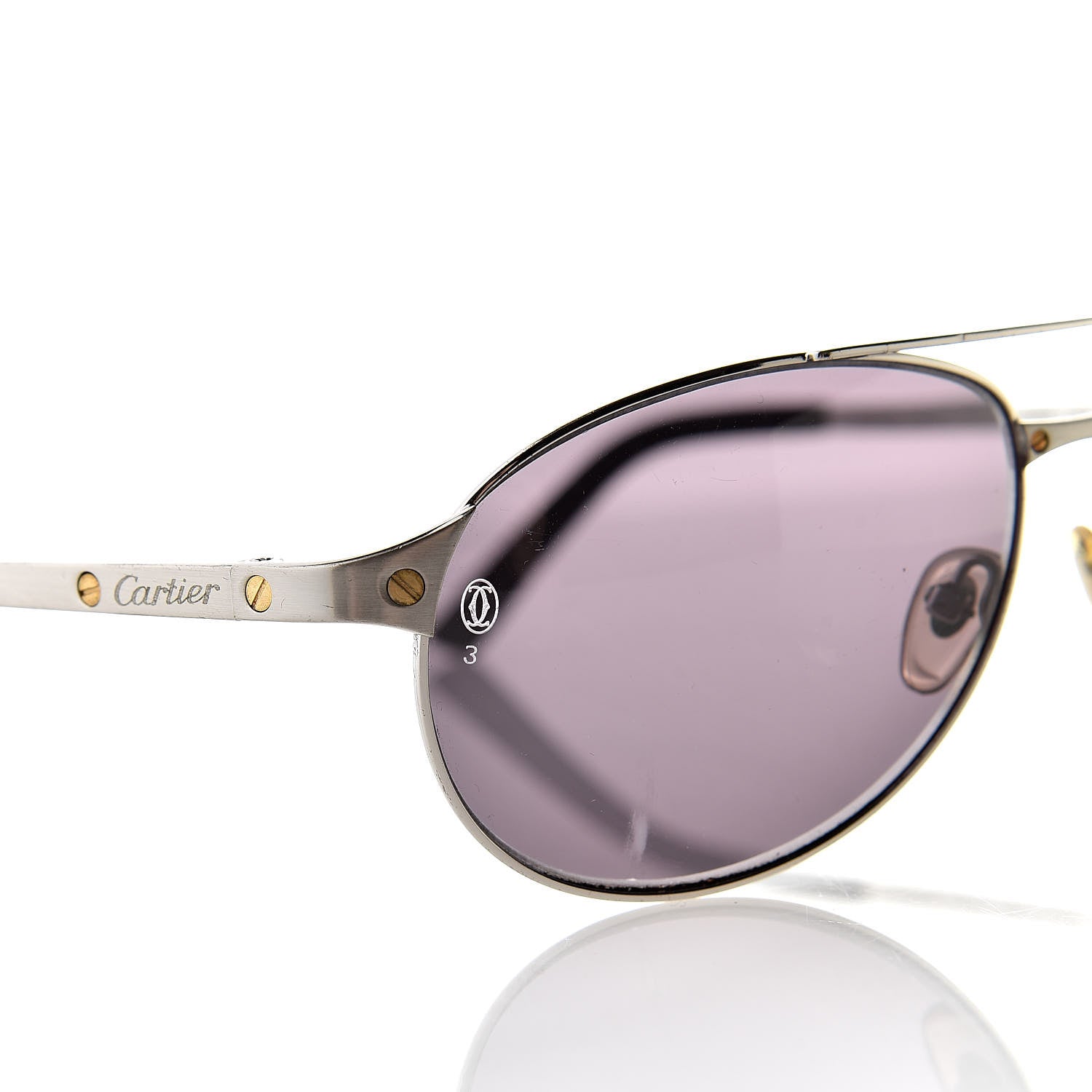 Cartier Santos Dumont 130 Sunglasses Black 7 of 7