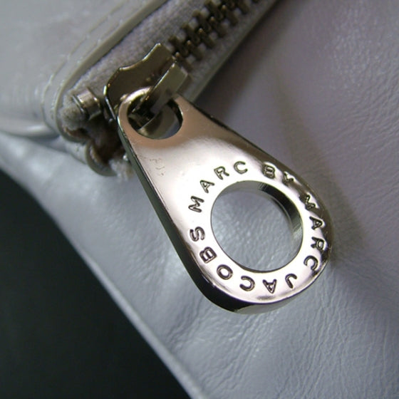 MARC by Leather Airliner Clutch White