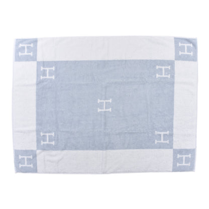 Hermes Cotton Avalon Bath Towel Bleu Glacier 2 of 4