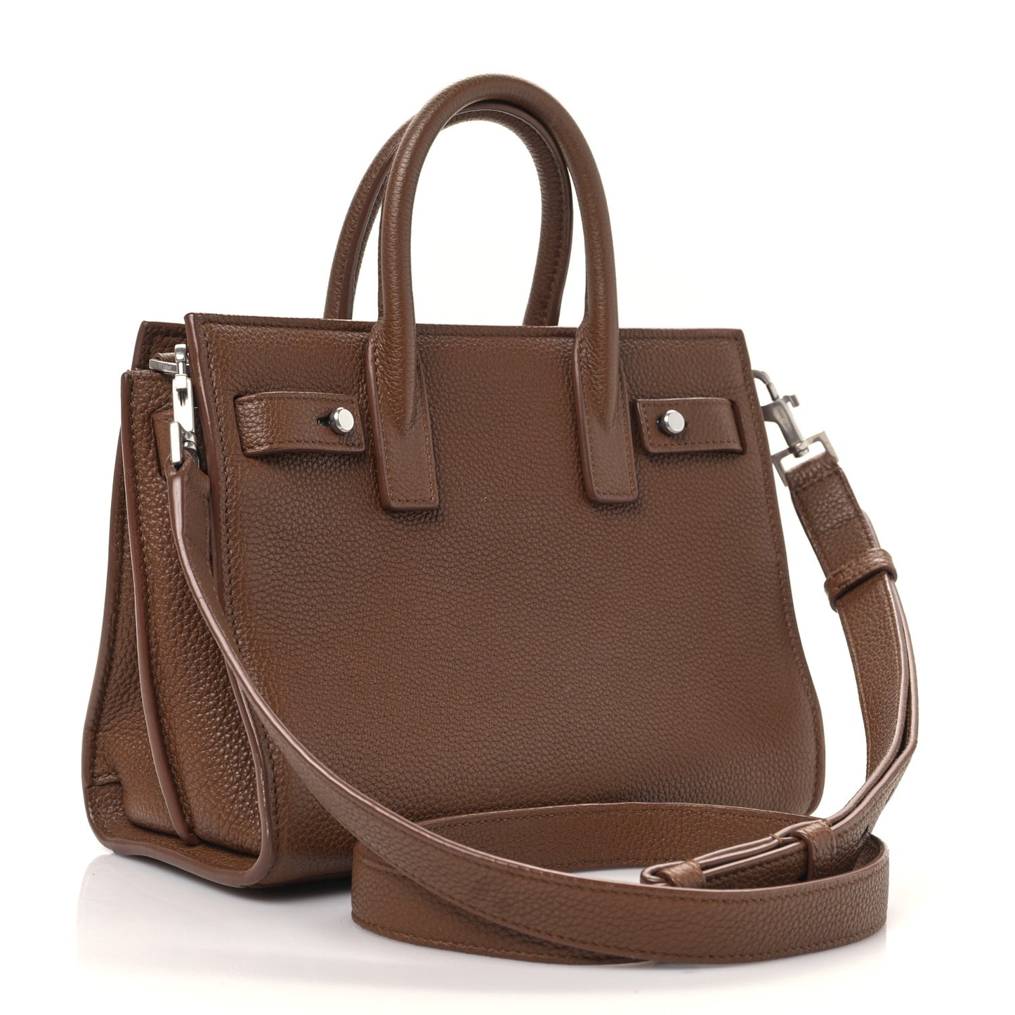 Grained Calfskin Nano Supple Sac De Jour Moka