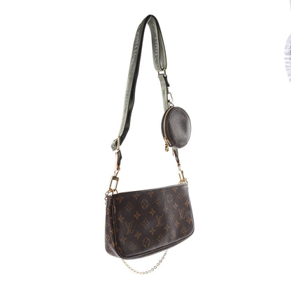 Louis Vuitton Monogram Multi Pochette Accessories Kaki 2 of 14