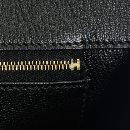 Hermes Taurillon Clemence Birkin 40 Black 20 of 24