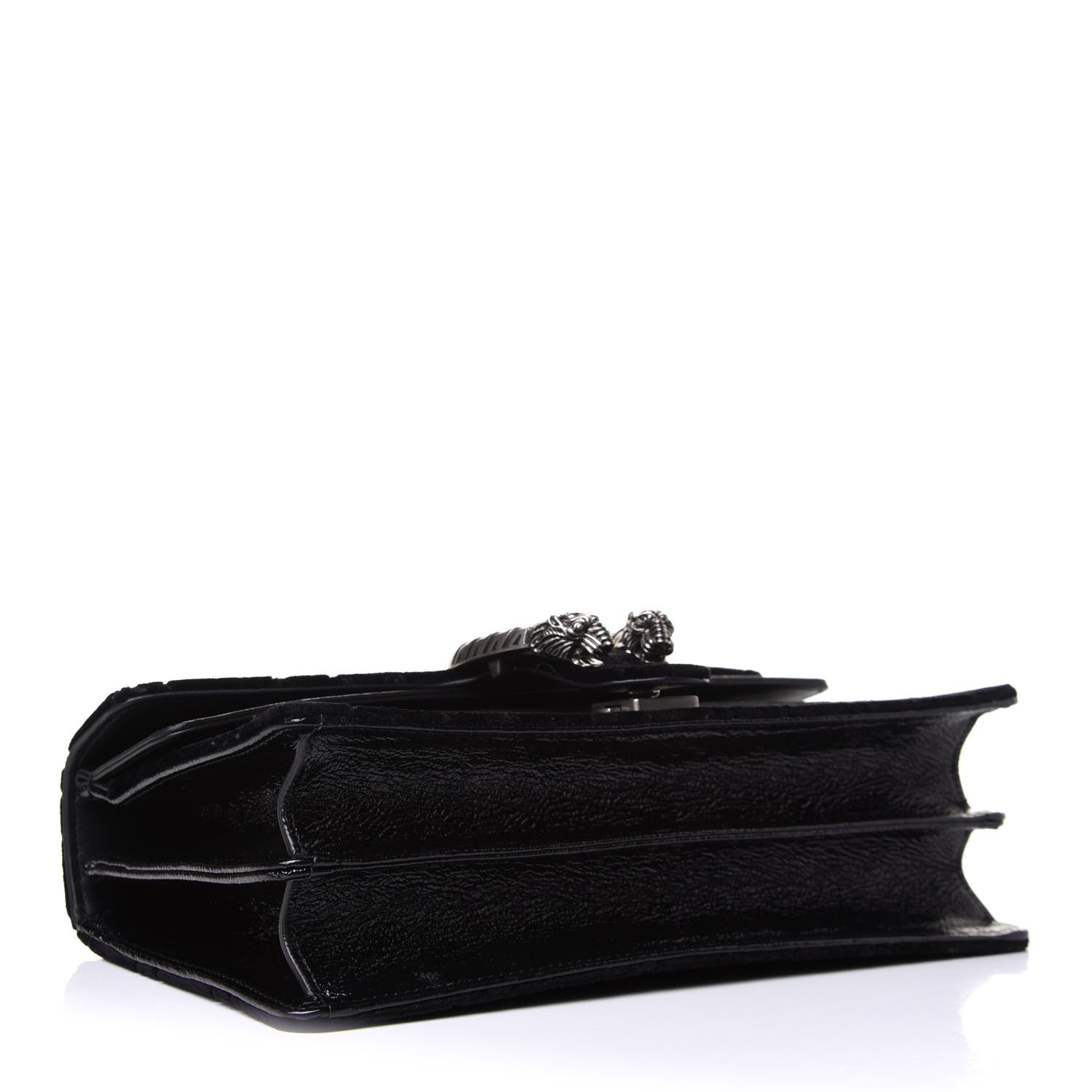 Gucci Velvet GG Monogram Small Dionysus Shoulder Bag Black 4 of 11