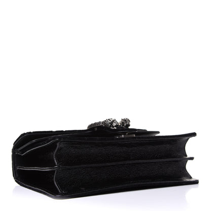 Gucci Velvet GG Monogram Small Dionysus Shoulder Bag Black 4 of 11