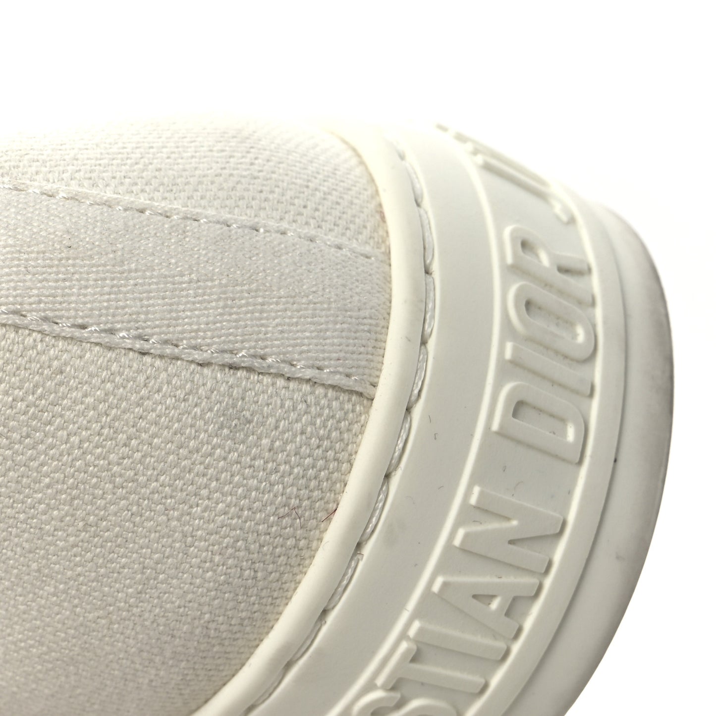 Canvas Walk'N'Dior Low Top Sneakers 39 White