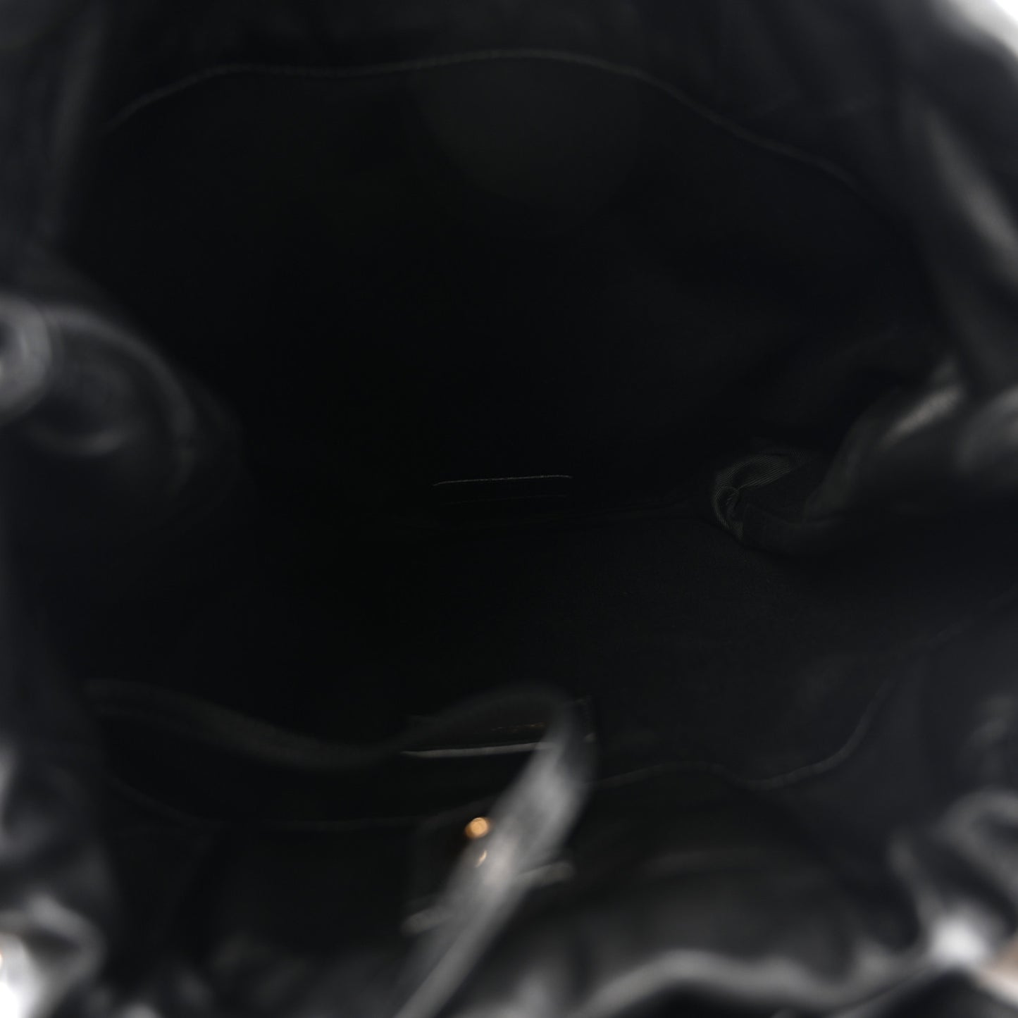 Lambskin Matelasse Monogram Medium Jamie 4.3 Pochon Black