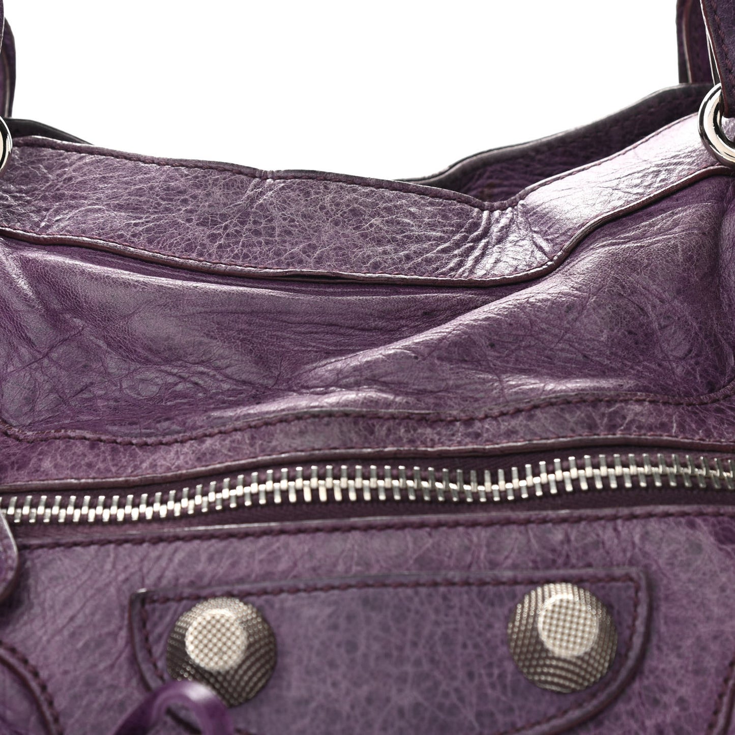 Agneau Giant 21 Silver Hardware City Raisin