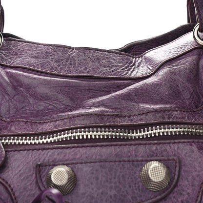 Balenciaga Agneau Giant 21 Silver Hardware City Raisin 8 of 10