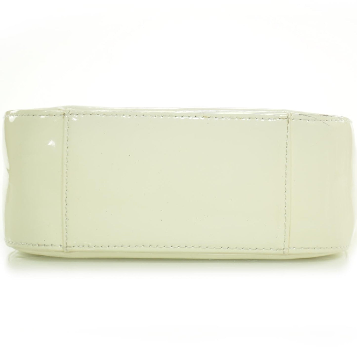Patent Small GG Handbag Ivory