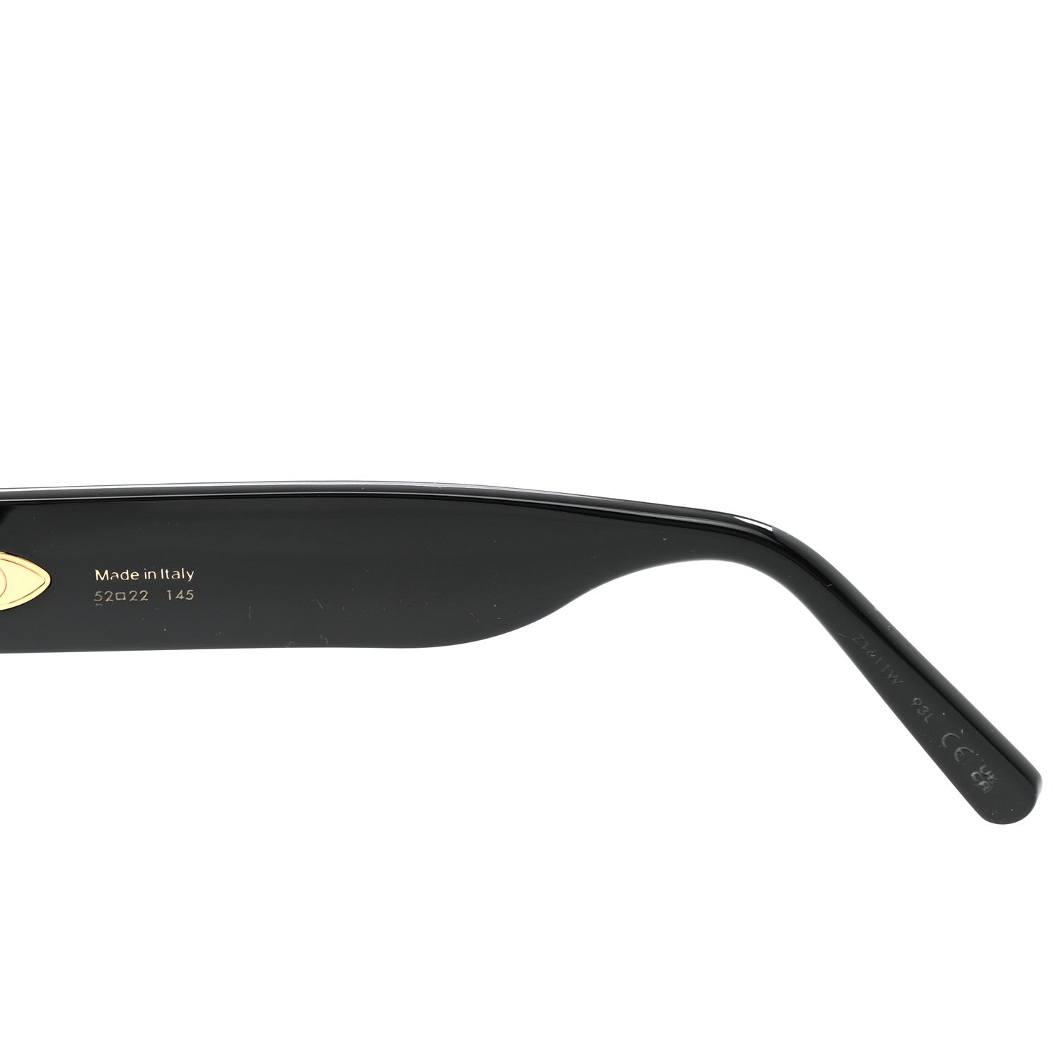 Louis Vuitton Acetate LV Empreinte Square Sunglasses Z1611E Black 6 of 7