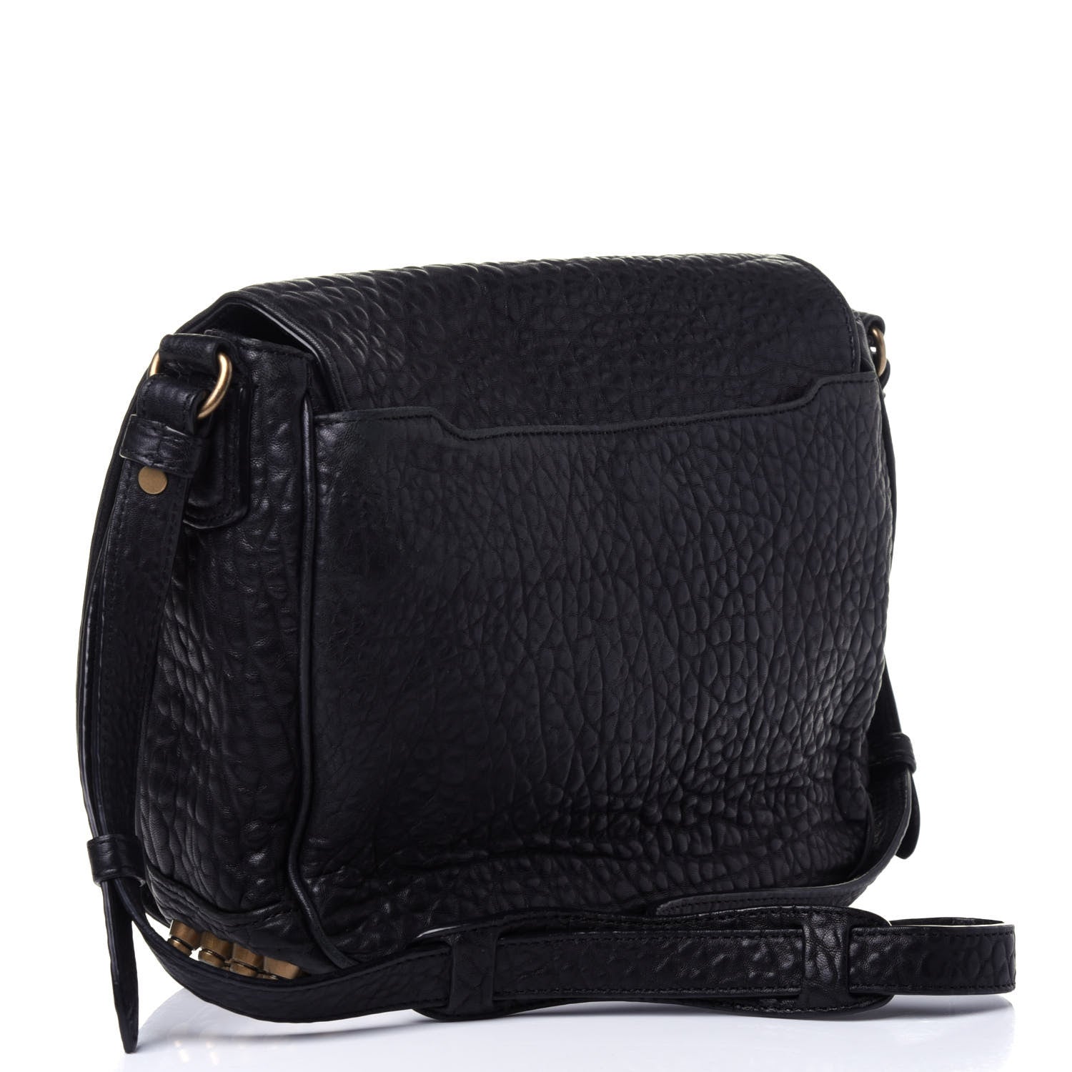 Alexander Wang Pebbled Lambskin Lia Sling Black 3 of 11