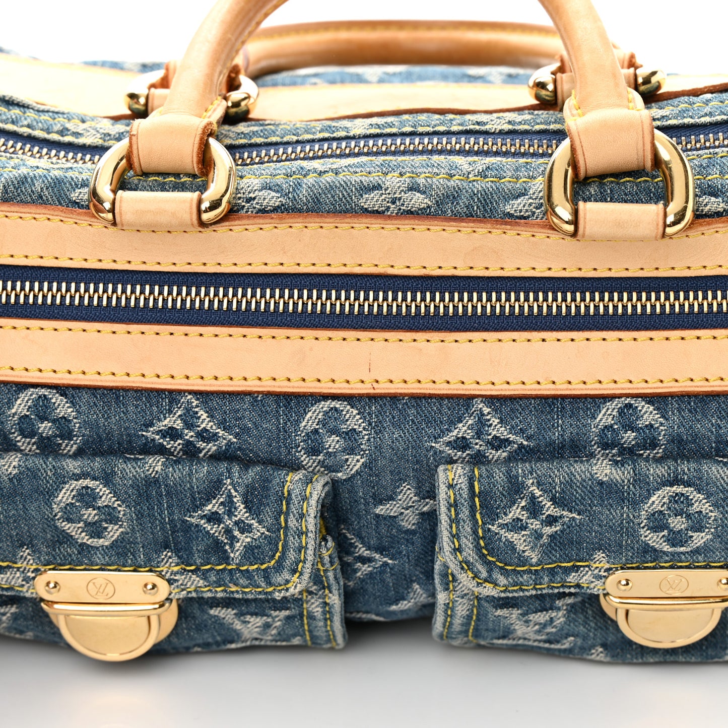 Monogram Denim Neo Speedy Blue