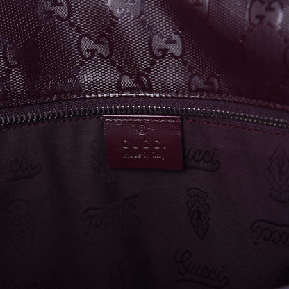Gucci Imprime Monogram Medium Zippered Tote Bordeaux 6 of 9