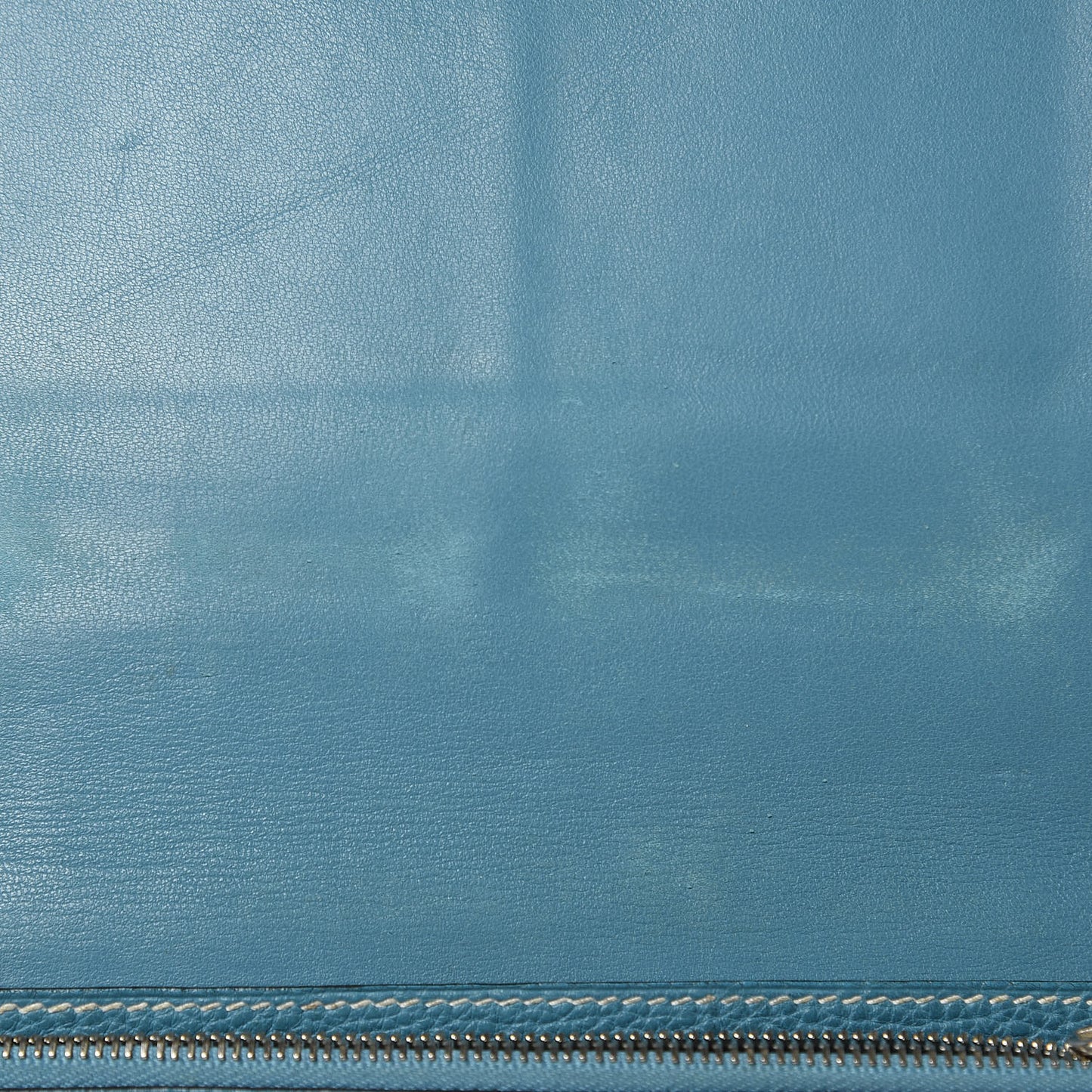 Togo Dogon Duo Wallet Blue Jean
