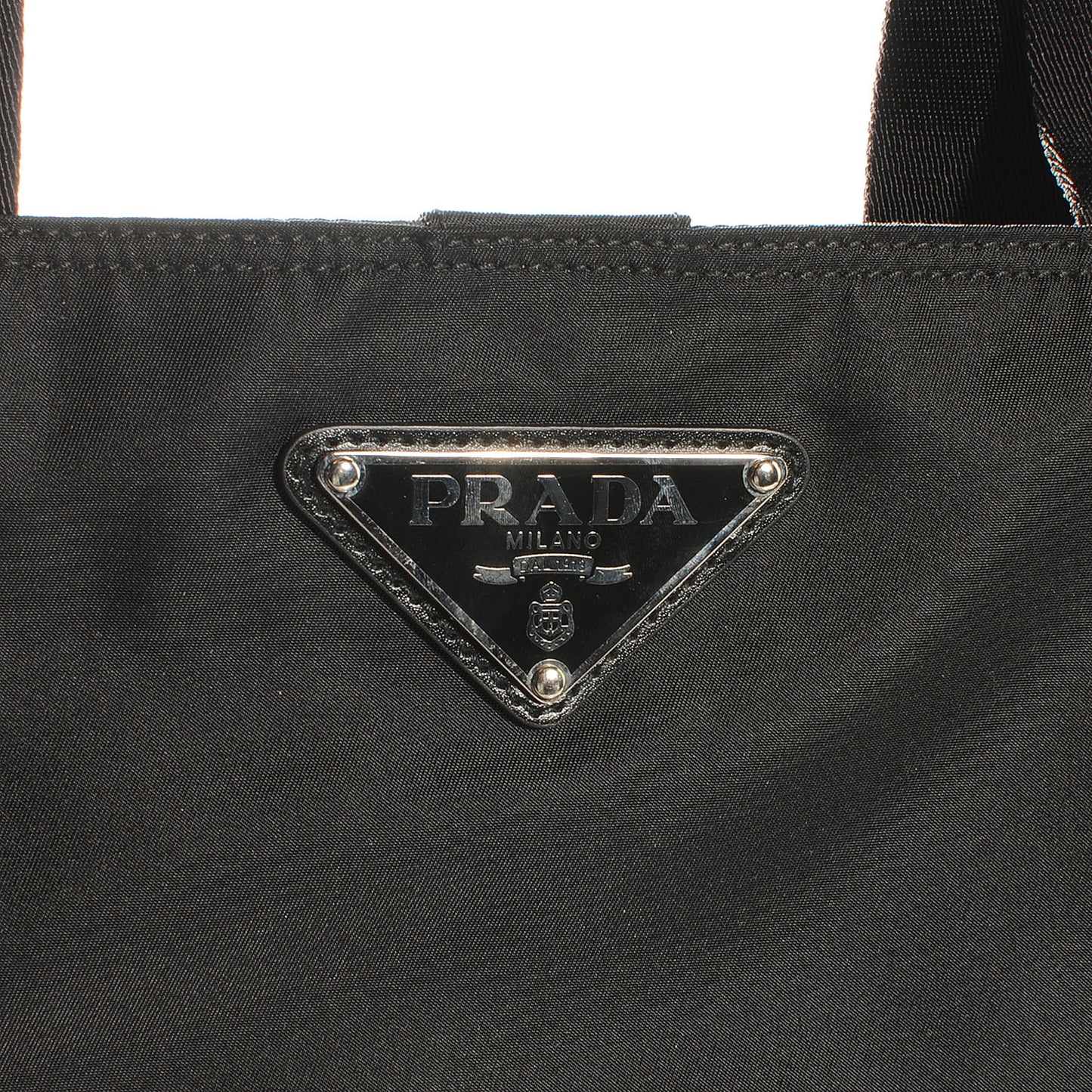 Tessuto Nylon Large Tote Nero Black