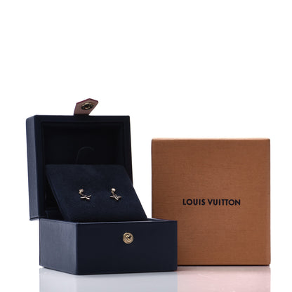 Louis Vuitton 18K Pink Gold Diamond Idylle Blossom Stud Earrings 6 of 6