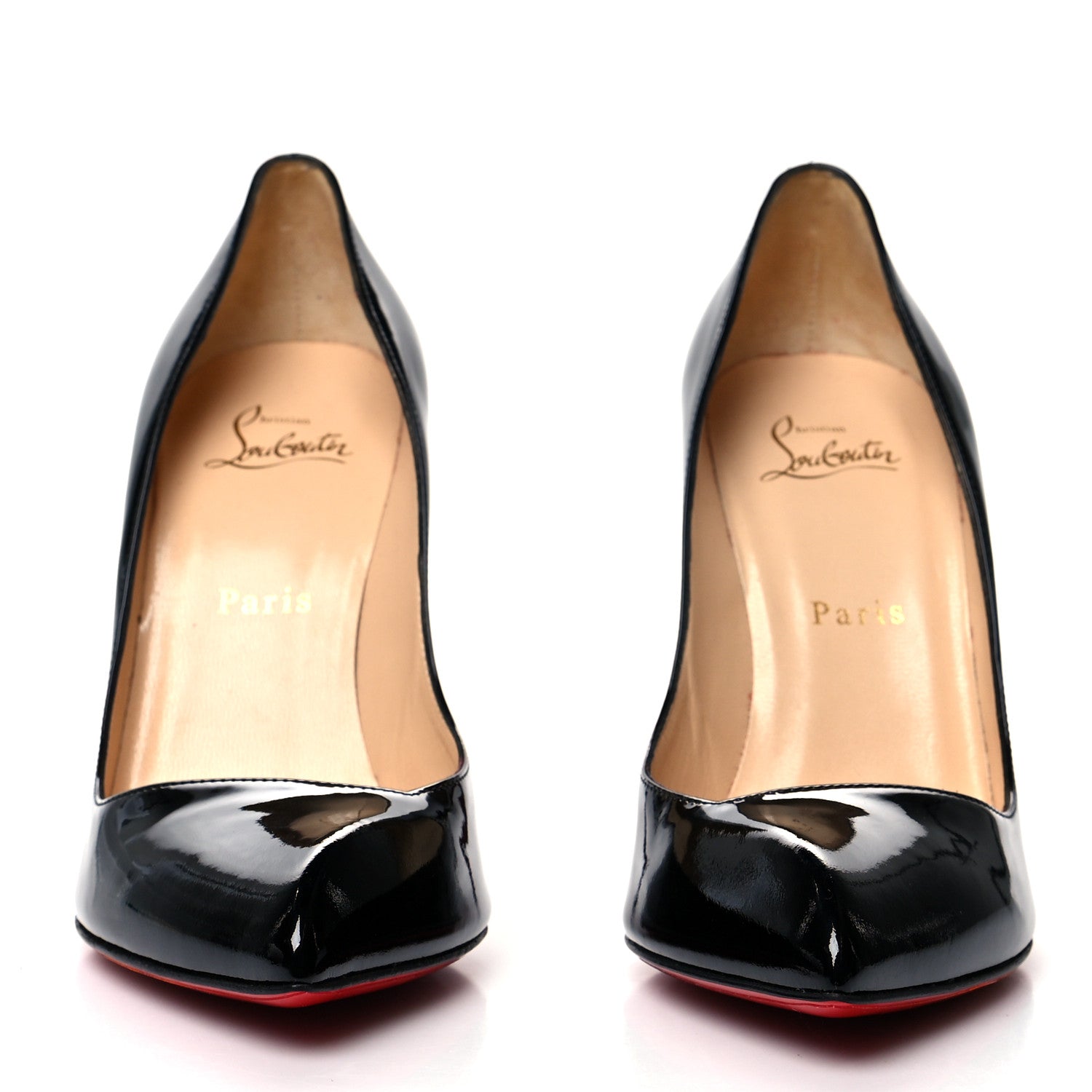 Christian Louboutin Patent Pigalle Follies 100 Pumps 38.5 Black 2 of 8