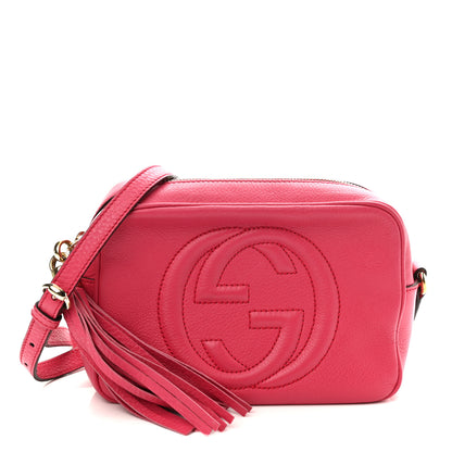 Gucci Pebbled Calfskin Small Soho Disco Bag Pink 1 of 11