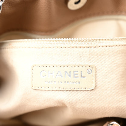 Chanel Caviar CC Timeless Shoulder Bag Dark Beige 6 of 11