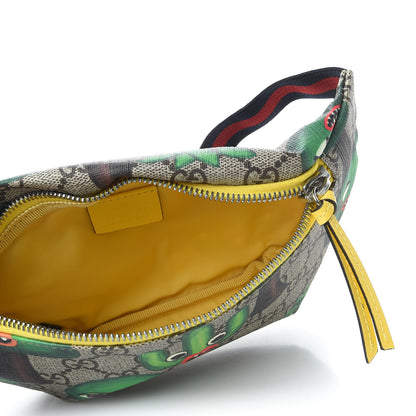 Gucci GG Supreme Monogram Smiling Plants Childrens Belt Bag Multicolor 5 of 9