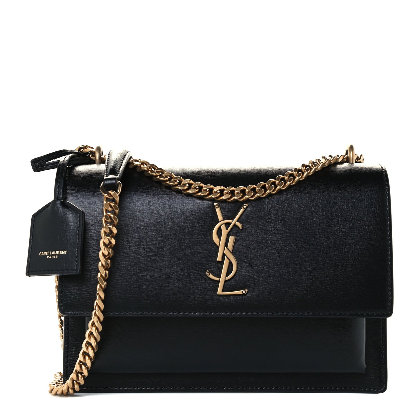 Calfskin Medium Monogram Sunset Black