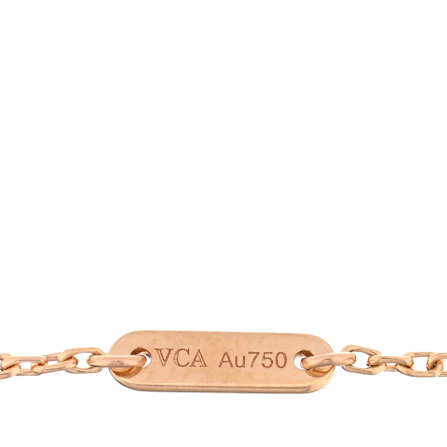 18K Rose Gold Carnelian Sweet Alhambra Bracelet