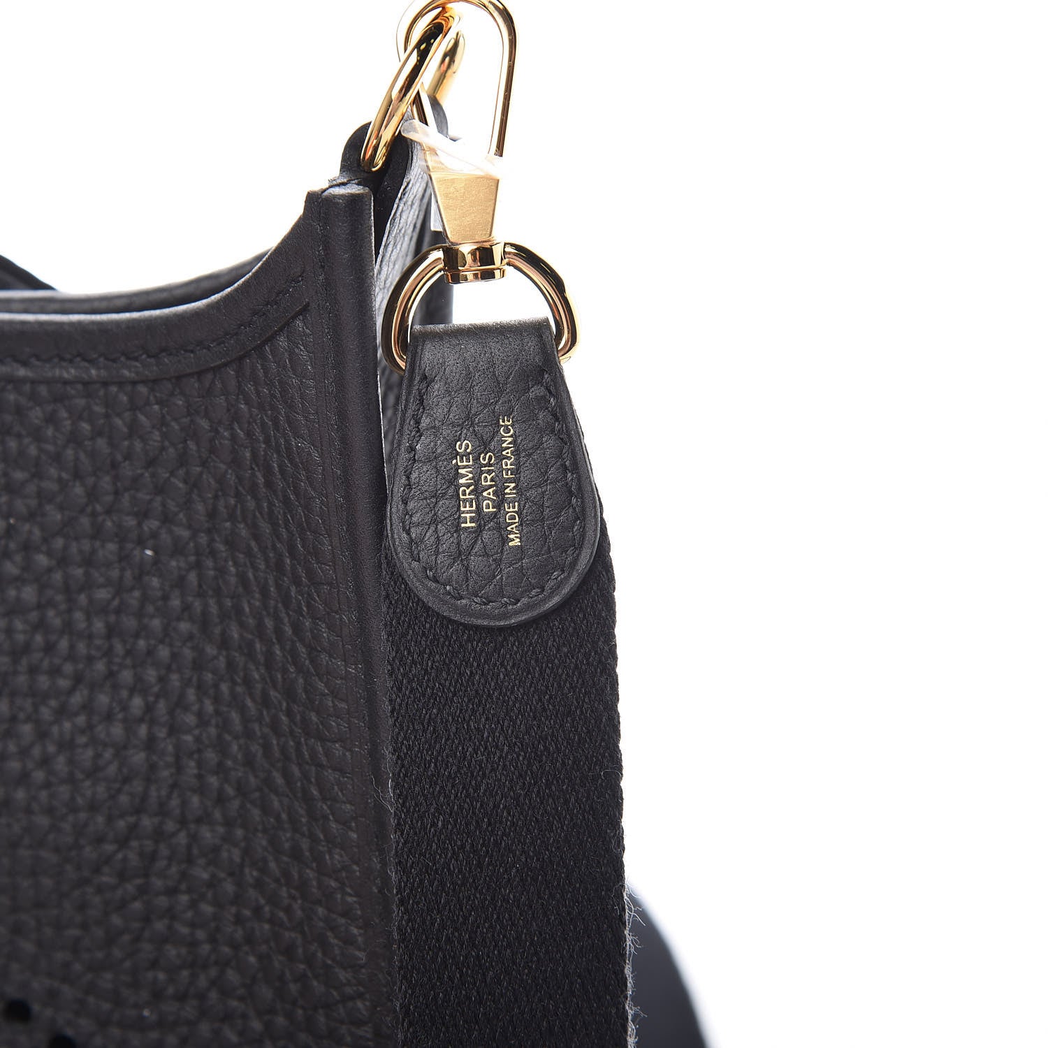 Hermes Taurillon Clemence Evelyne TPM Black 8 of 11