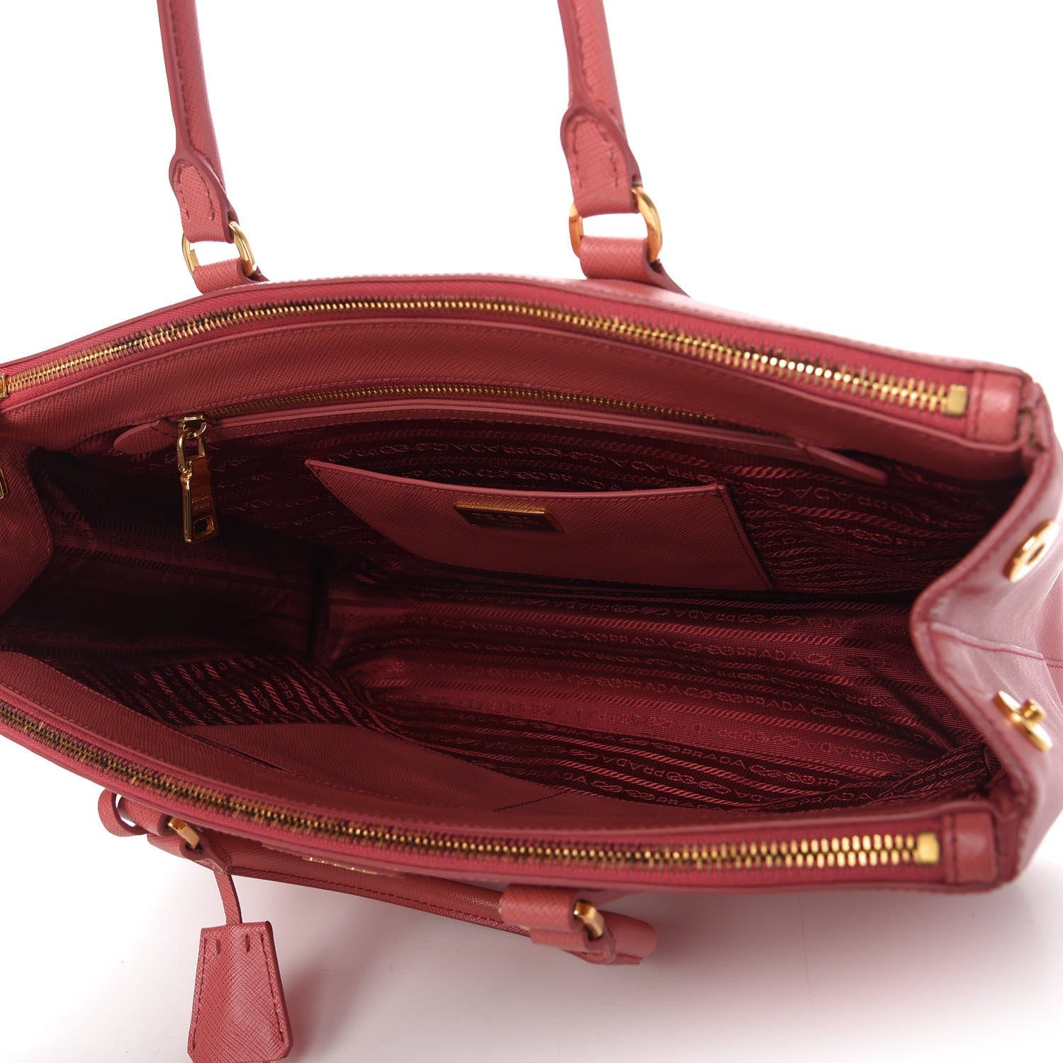 Prada Saffiano Medium Galleria Double Zip Tote Tamaris 5 of 11
