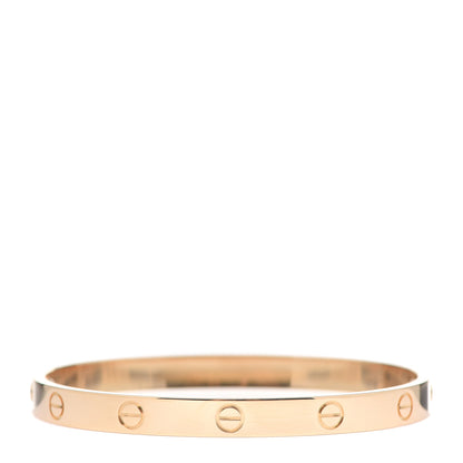 Cartier 18K Yellow Gold LOVE Bracelet 18 3 of 8
