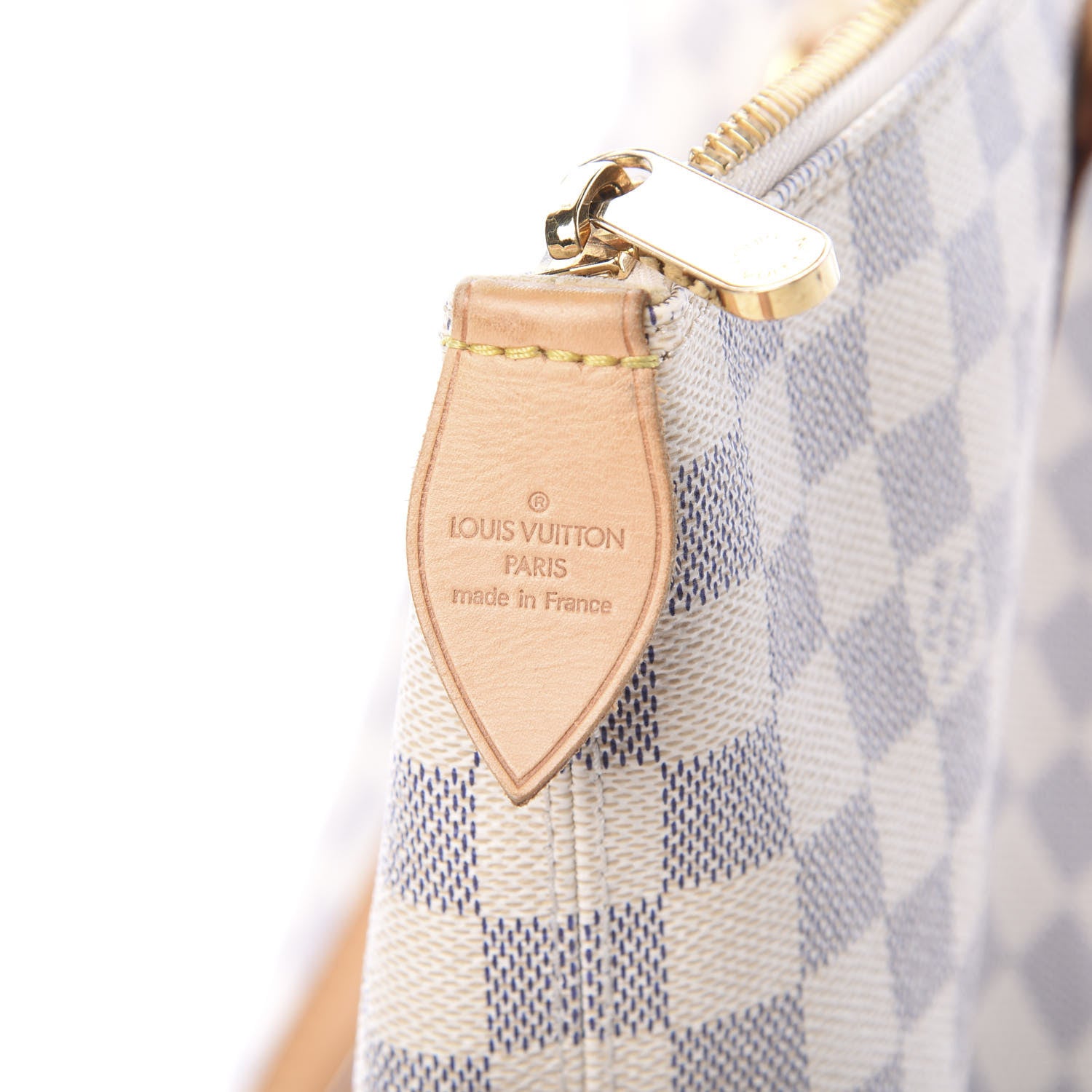 Louis Vuitton Damier Azur Saleya MM 5 of 17
