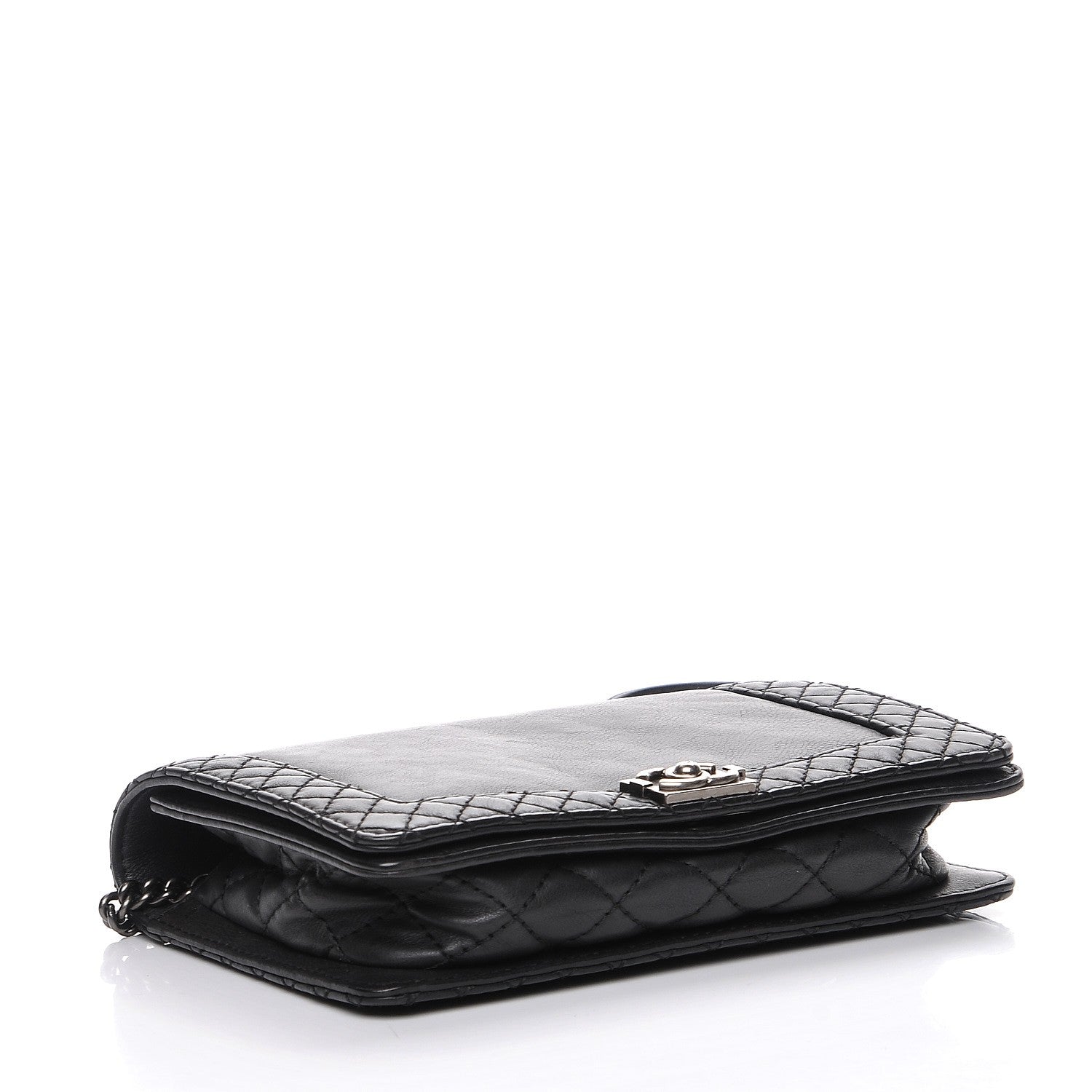 Chanel Calfskin Small Boy Reverso Flap Black 4 of 7