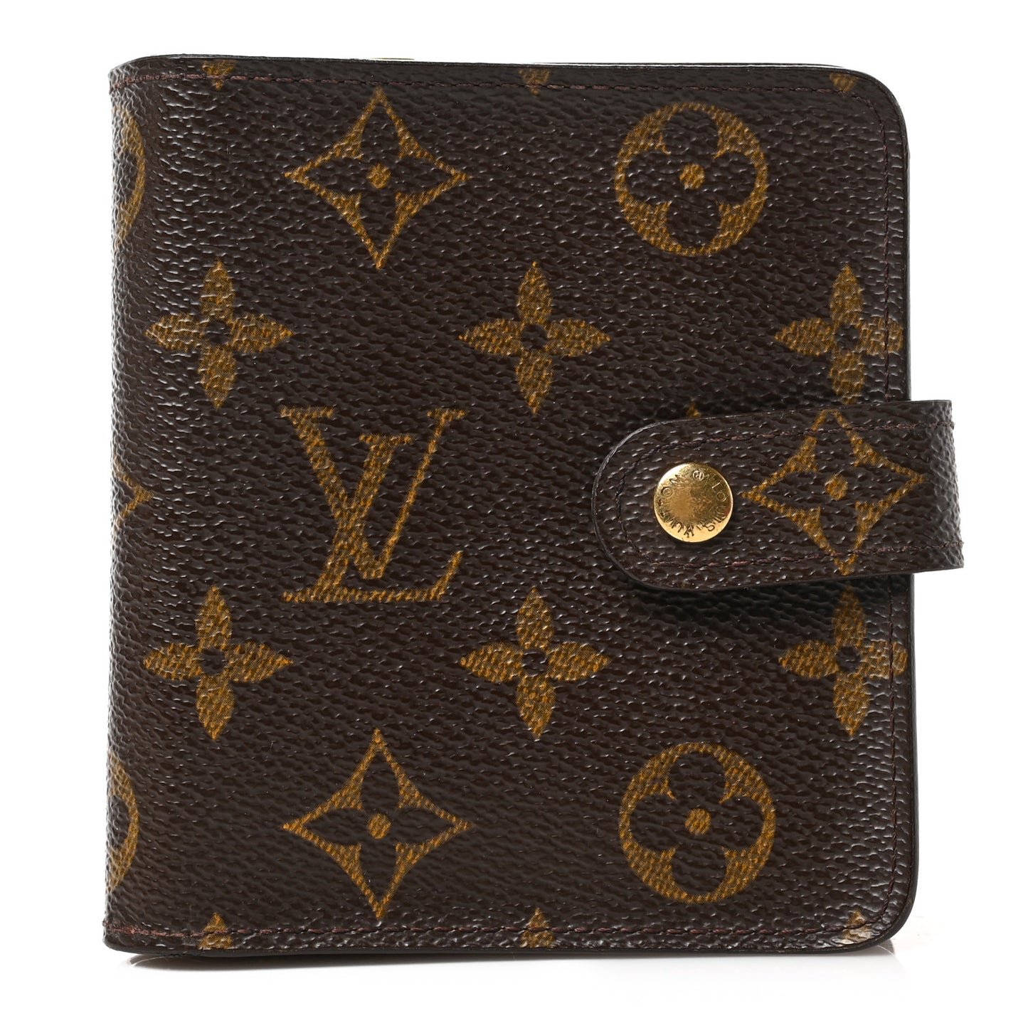 Monogram Compact Zippe Zipped Wallet