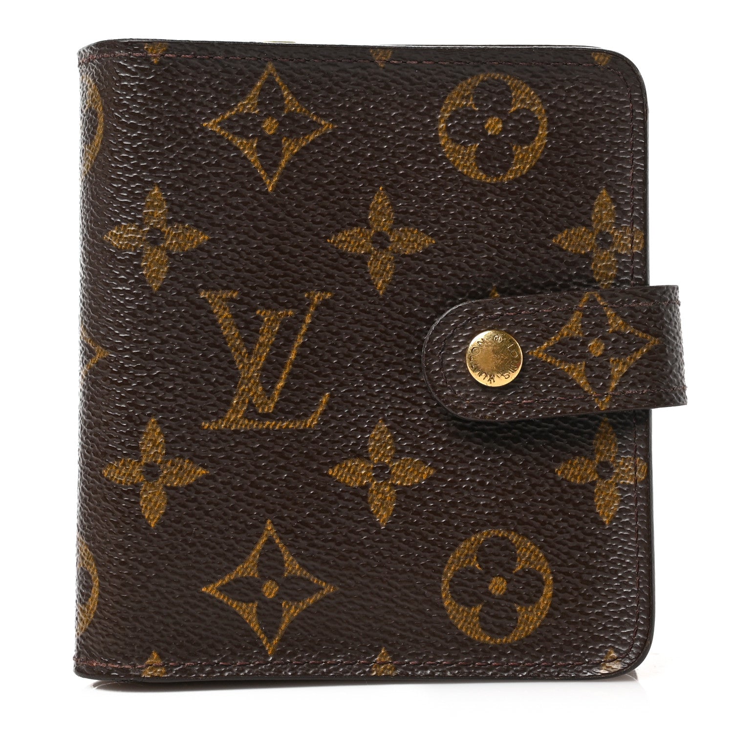 Louis Vuitton Monogram Compact Zippe Zipped Wallet 1 of 7